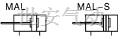 MAL標(biāo)準型鋁合金迷你氣缸符號